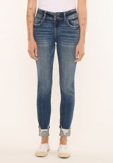 KanCan&trade; High Rise Destructed Cuff Skinny Jean, C3337, small