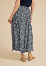 Floral Button Front Maxi Skirt, C1943, small
