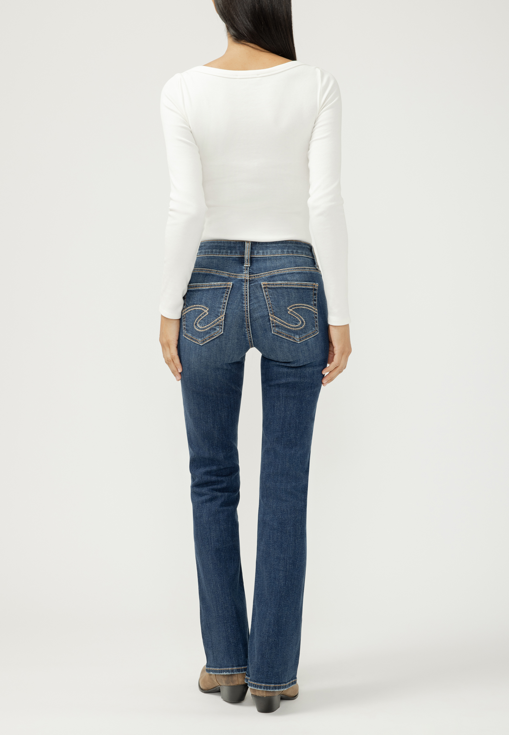The Leggy Bootcut Velvet Chocolate - Jeans Bootcut | 7 For All Mankind