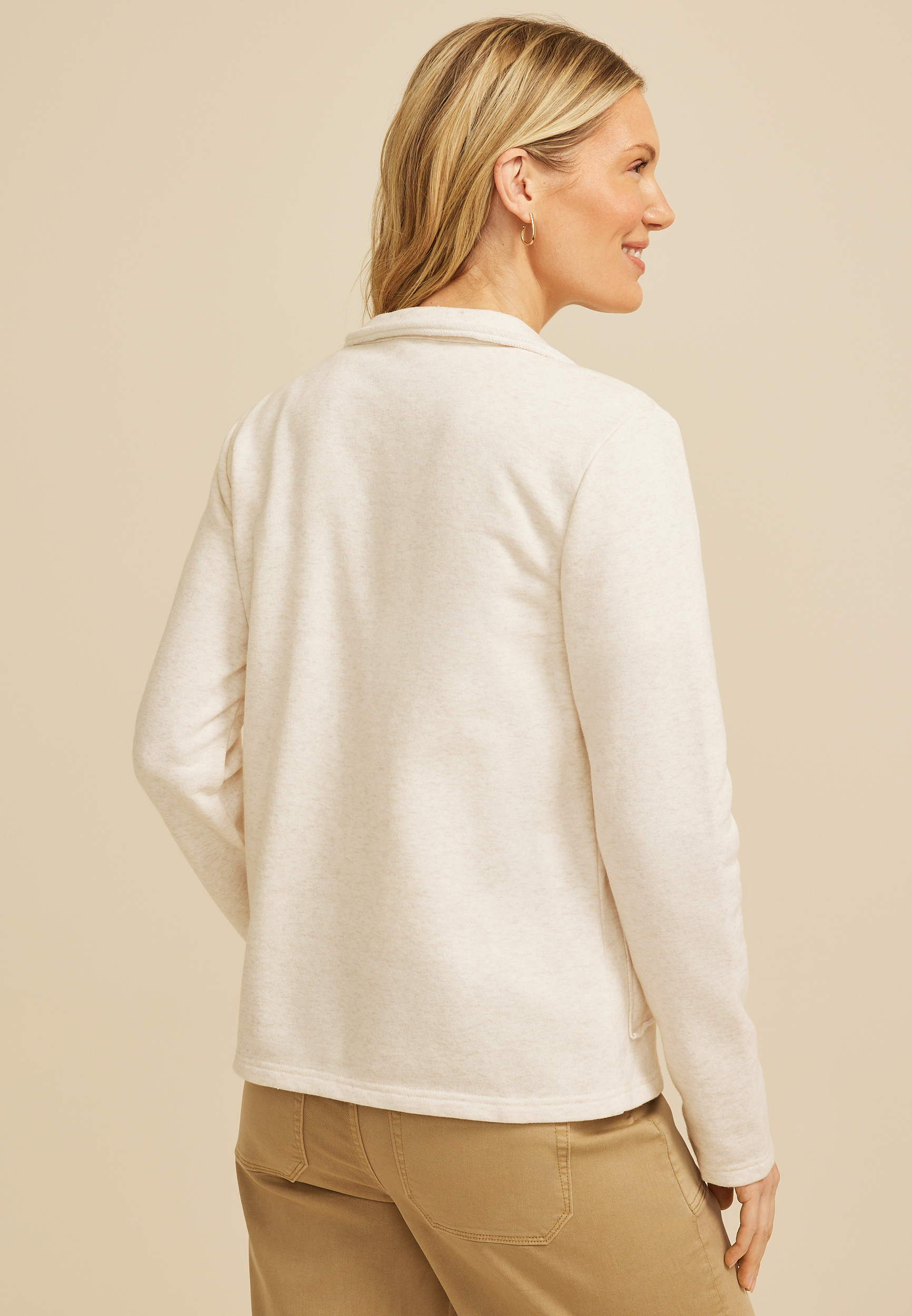 French Terry Casual Blazer