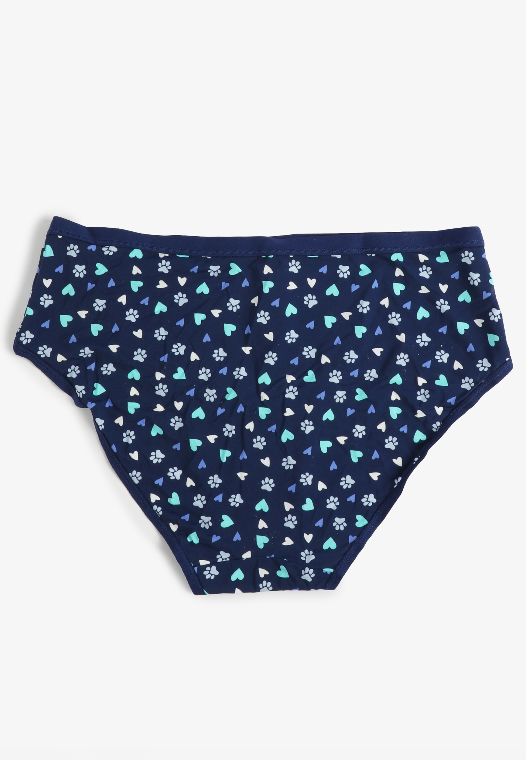 True Stretch Jersey Heart And Paw Print Hipster Panty, C3942, large
