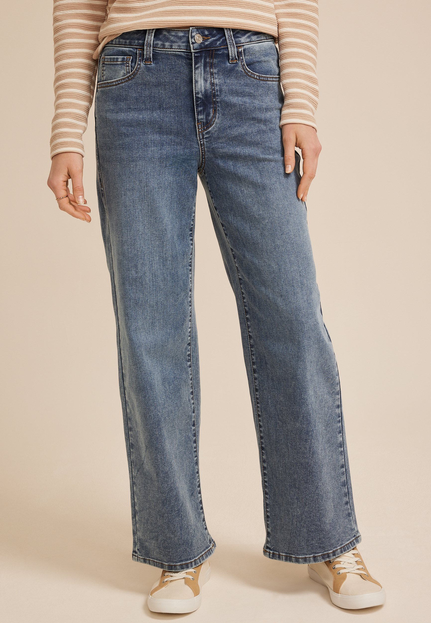 m jeans by maurices&trade; Classic High Rise Wide Leg Jean, C3337, large