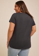 Plus Size No Crying In Baseball Classic Fit Graphic Tee, PHANTOM BLACK, small