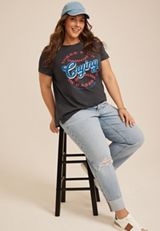 Plus Size No Crying In Baseball Classic Fit Graphic Tee, PHANTOM BLACK, small