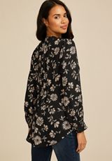 Floral Cinched Back Blouse, C5872, small