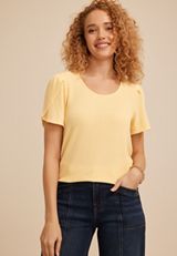 24/7 Holland Textured Scoop Tee, C8134, small