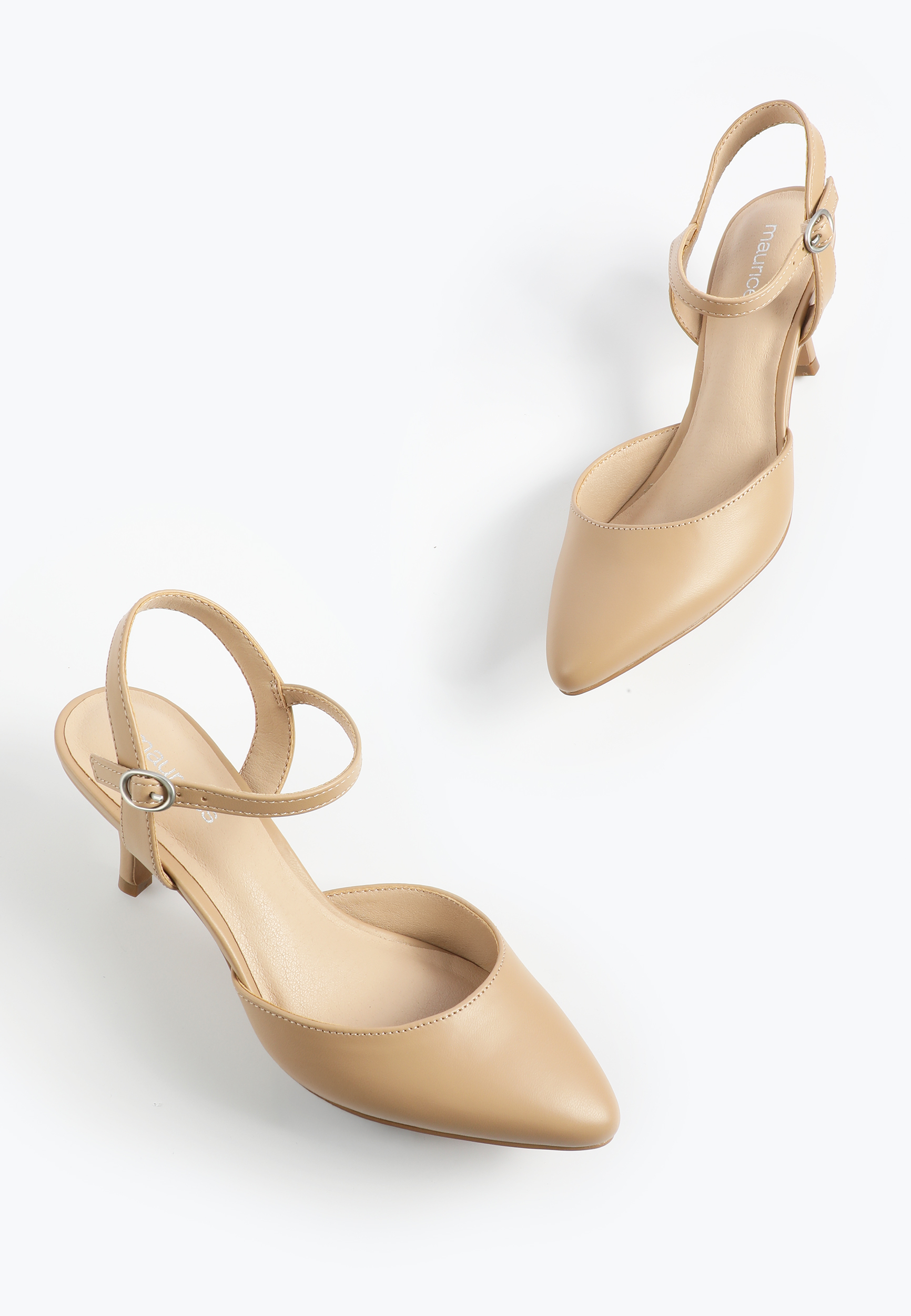 SuperCush Closed Toe Kitten Heel, C254, large