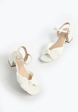 SuperCush Pleated Knot Block Heel, C393, small