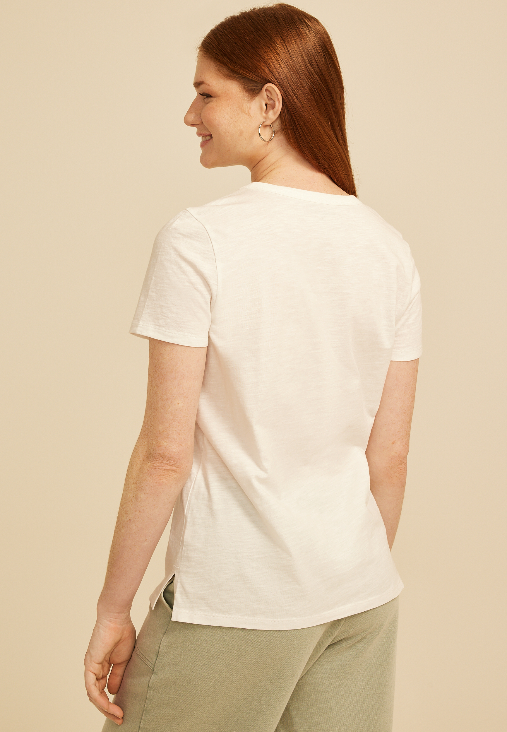 Everything Is Peachy Keen Classic Fit Graphic Tee, C4673, large