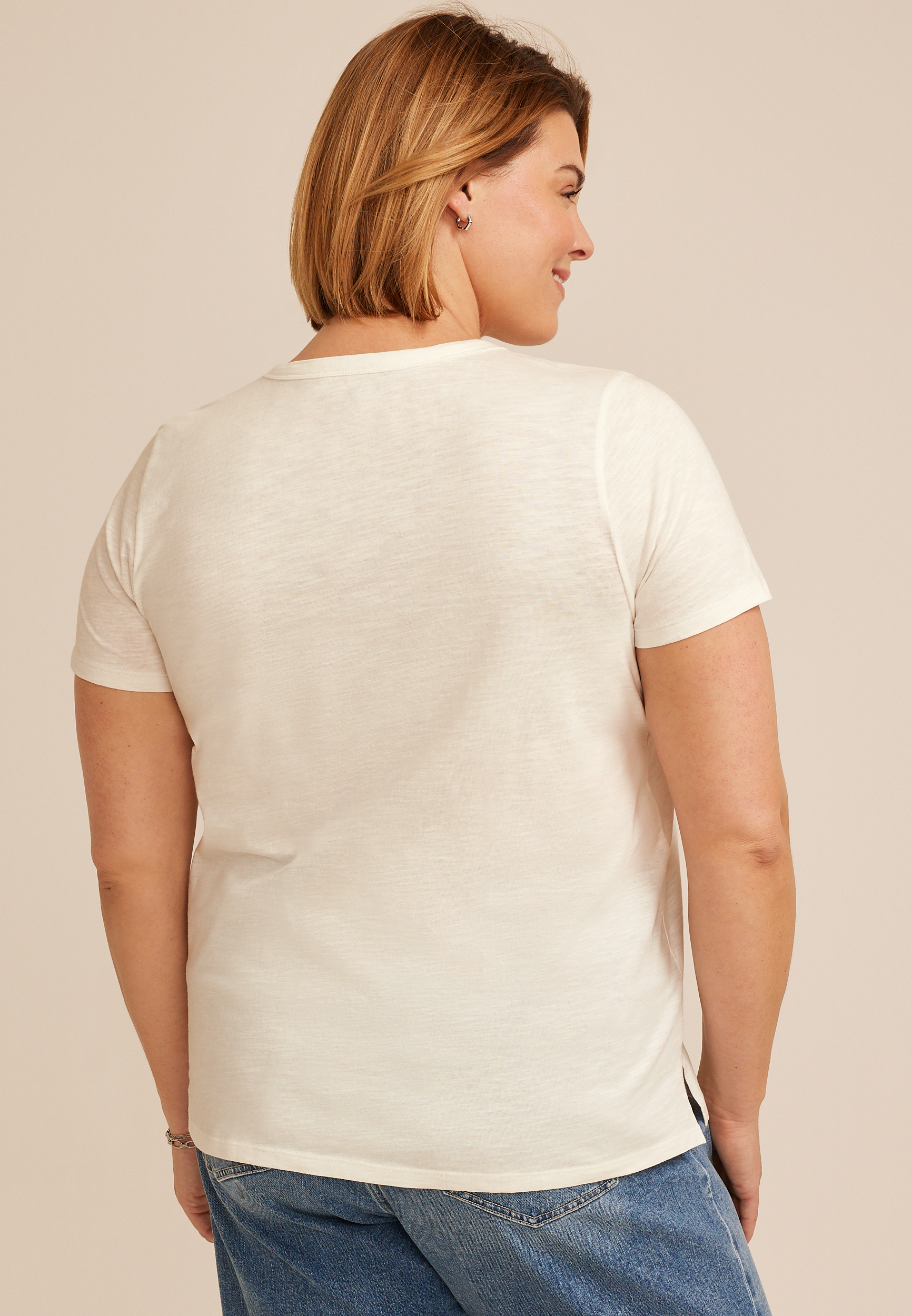 Plus Size Everything Is Peachy Keen, C4673, large