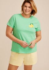 Plus Size Squeeze The Day Classic Fit Graphic Tee, C3926, small
