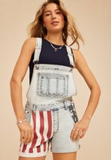 m jeans by maurices&trade; Americana 4in Shortall, C2806, small