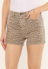 KanCan&trade; Leopard High Rise 3.5in Short, C3681, small