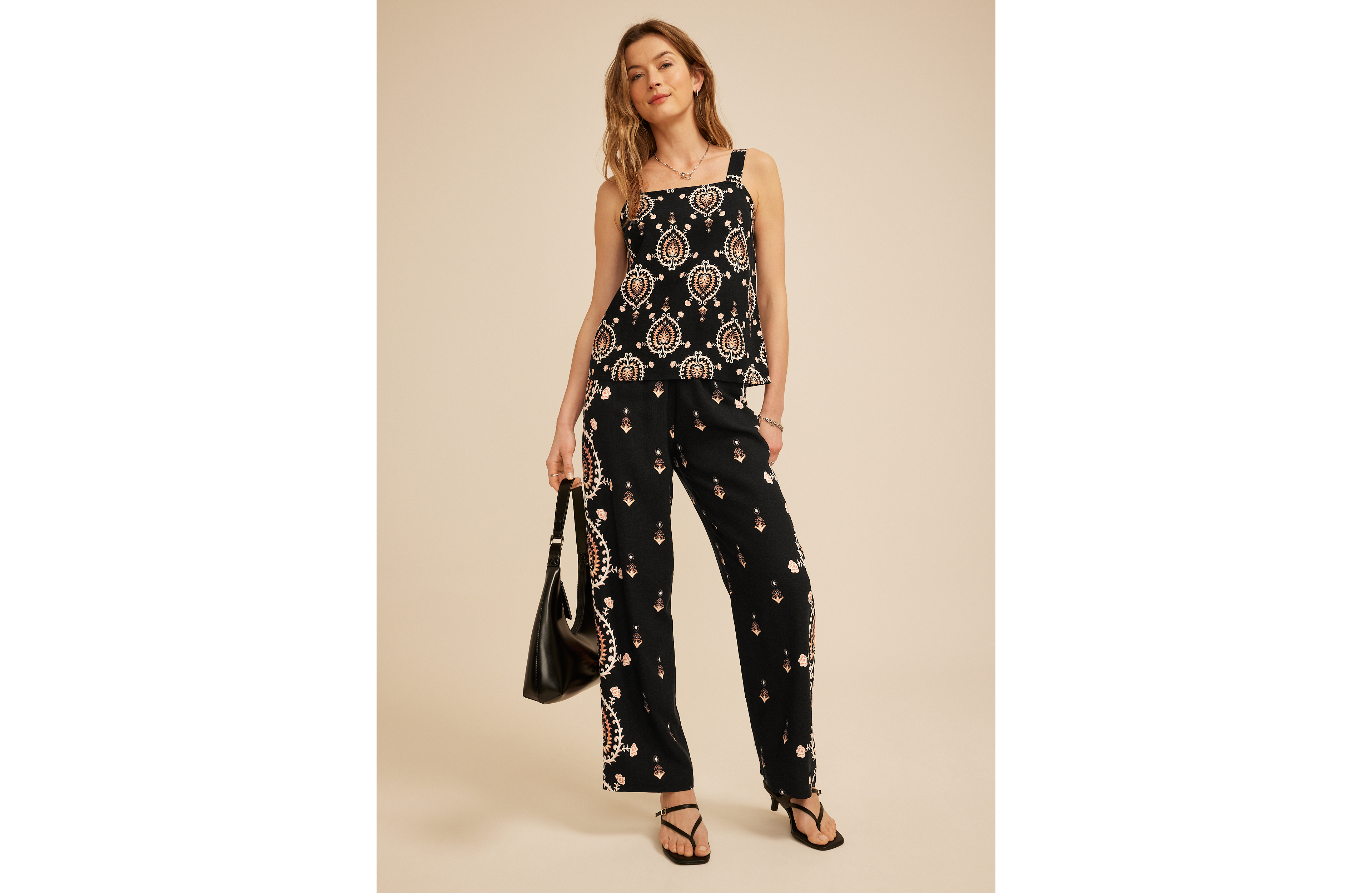 Lotus High Rise Palazzo Pant