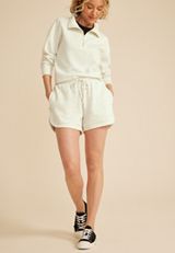 Speckle Cloud Scuba Knit High Rise 4in Short, C6815, small