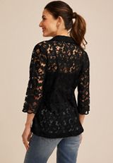 Floral Lace Blazer, C106, small