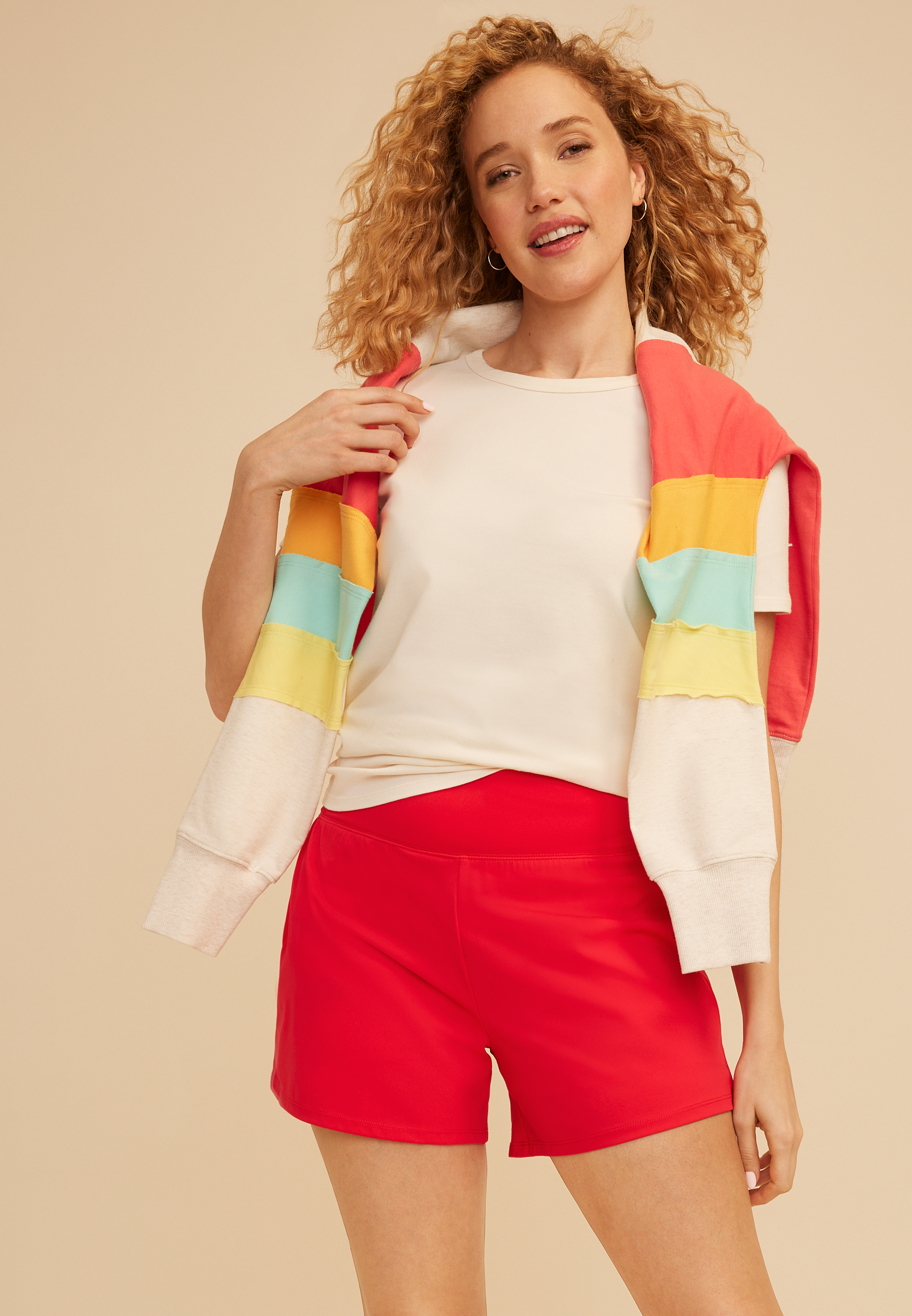 Flat Waist 4in Active Short