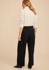 Tech Knit Pull On Wide Leg Pant, C106, small