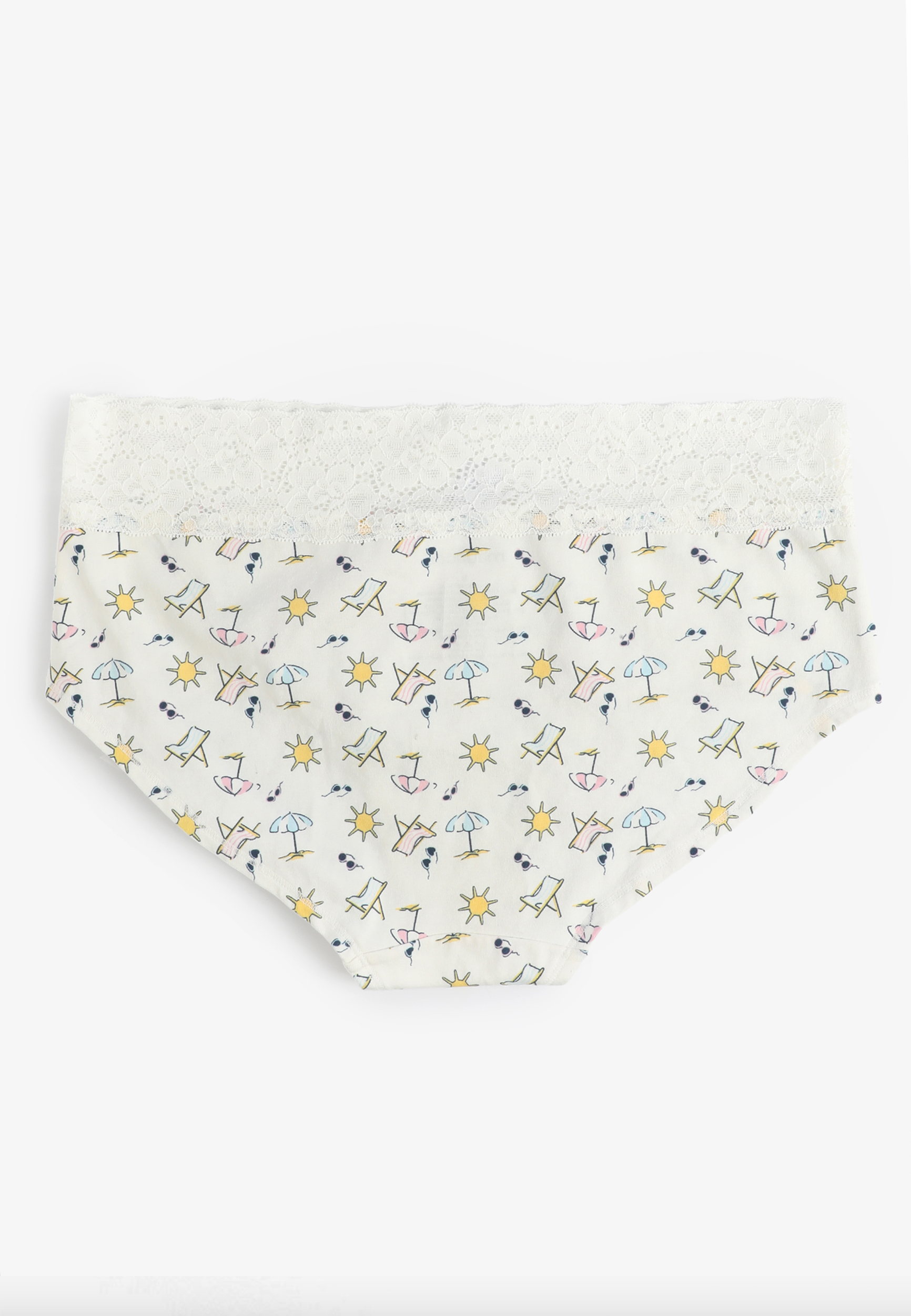 Simply Comfy Cotton Beach Print Boybrief Panty, C2380, large