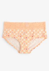 Simply Comfy Cotton Checkered Beach Print Boybrief Panty, C4748, small