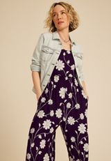 24/7 Border Print Jumpsuit, C1943, small
