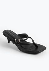 SuperCush Thong Kitten Heel, BLACK, small