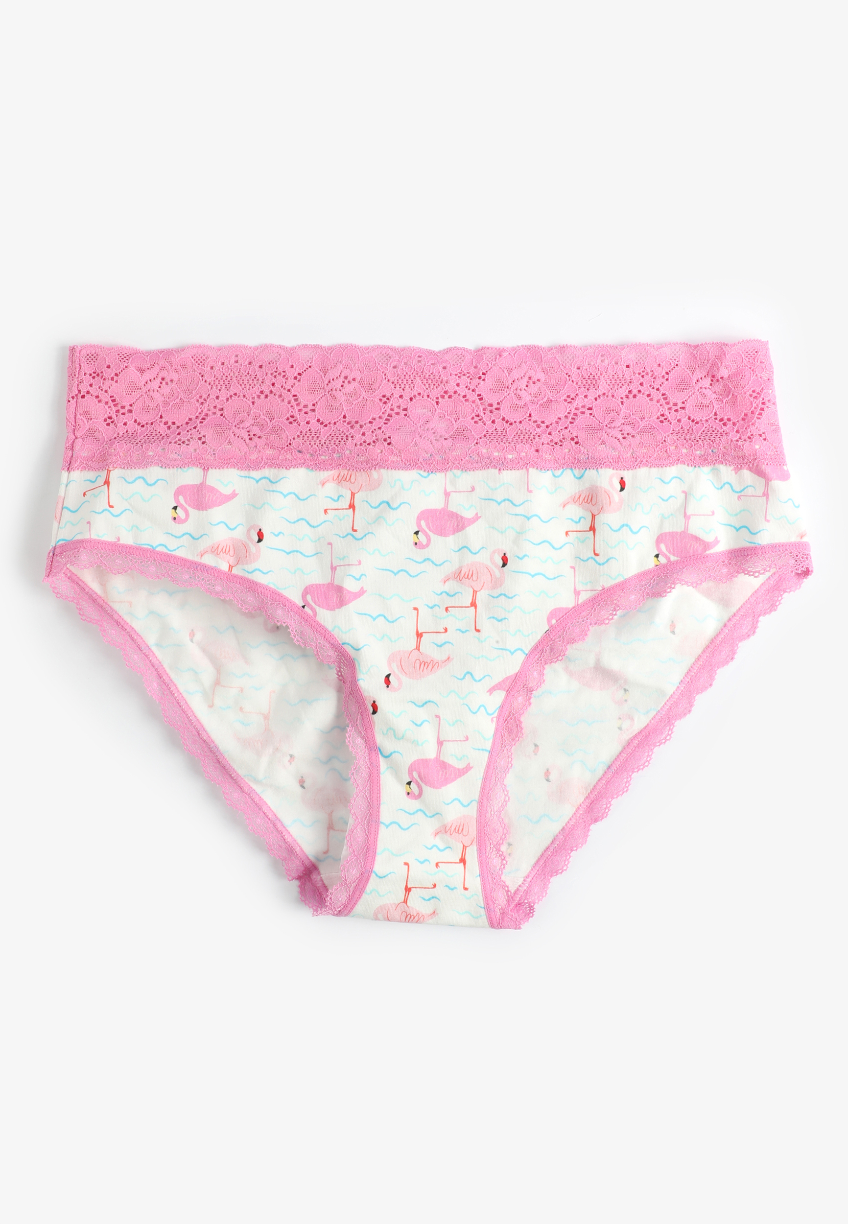 Simply Comfy Cotton Flamingo Hipster Panty