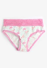 Simply Comfy Cotton Flamingo Hipster Panty, C4677, small