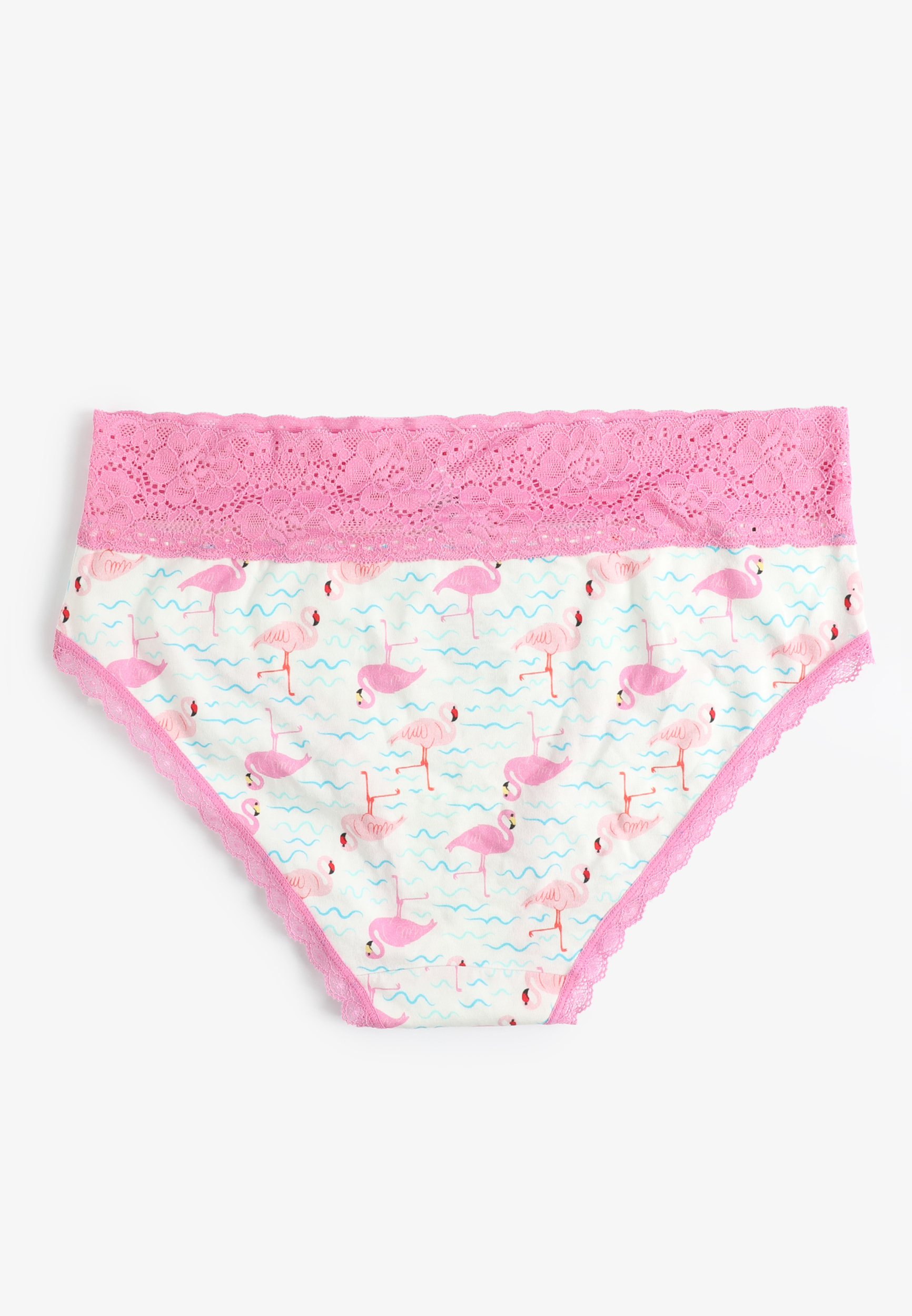 Simply Comfy Cotton Flamingo Hipster Panty, C4677, large