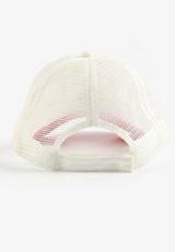 Salty Crab Mesh Back Baseball Hat, RED COMBO, small