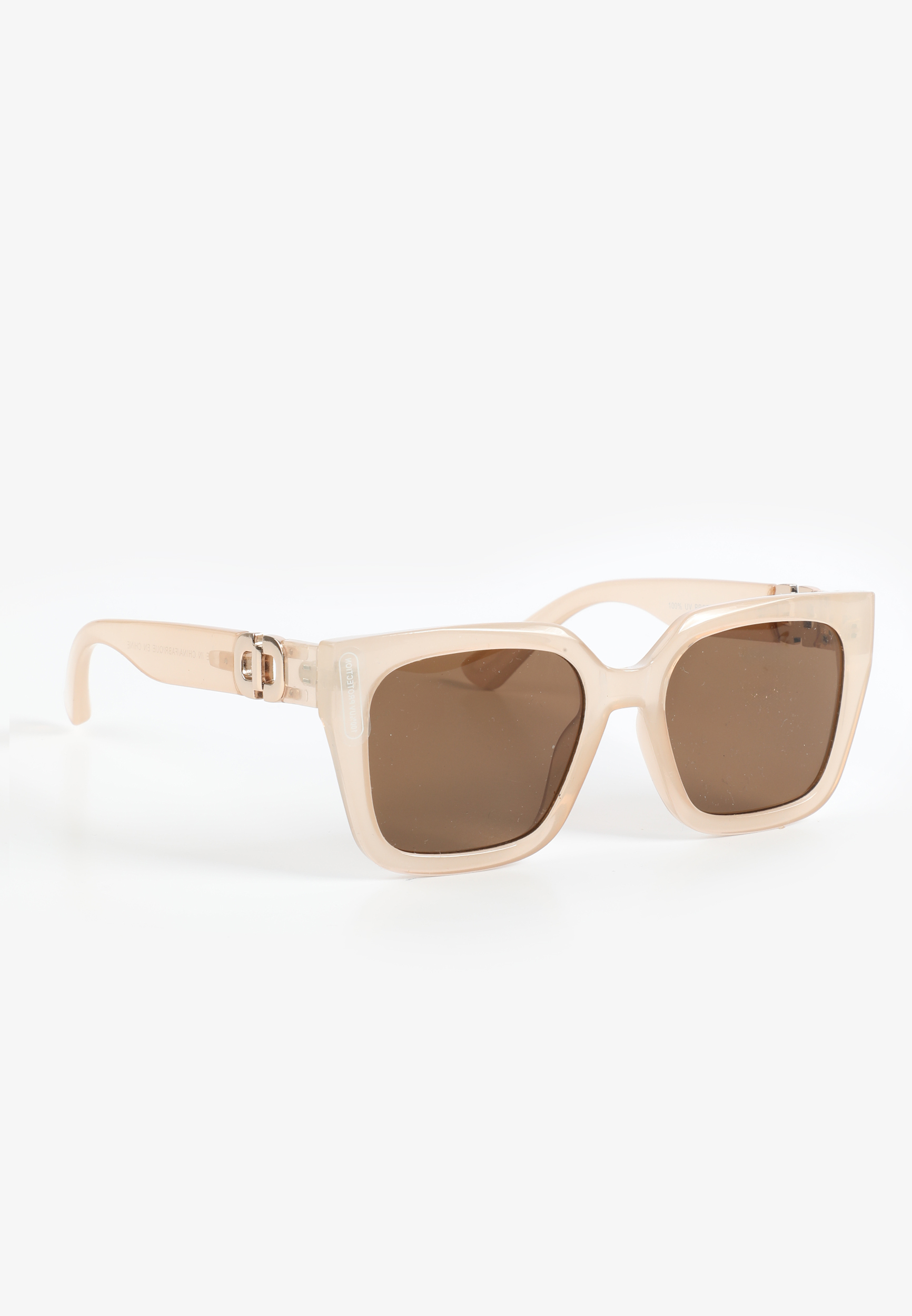 Plastic Oversized Square Sunglasses