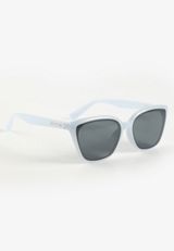 Milky Blue Cateye Square Sunglasses, POWDER BLUE, small
