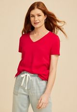 24/7 Dawson V Neck Tee, C3342, small