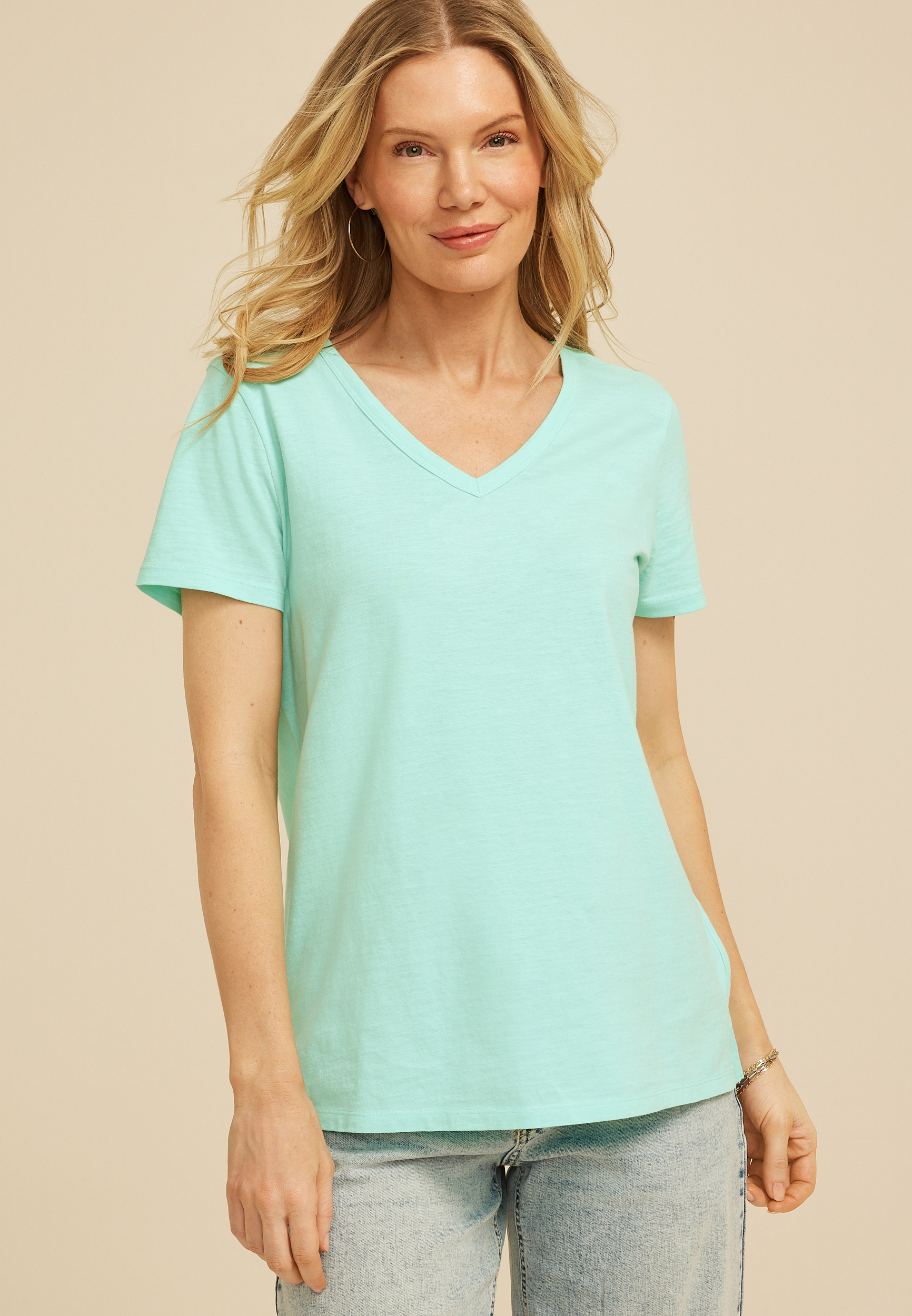 24/7 Dawson V Neck Tee