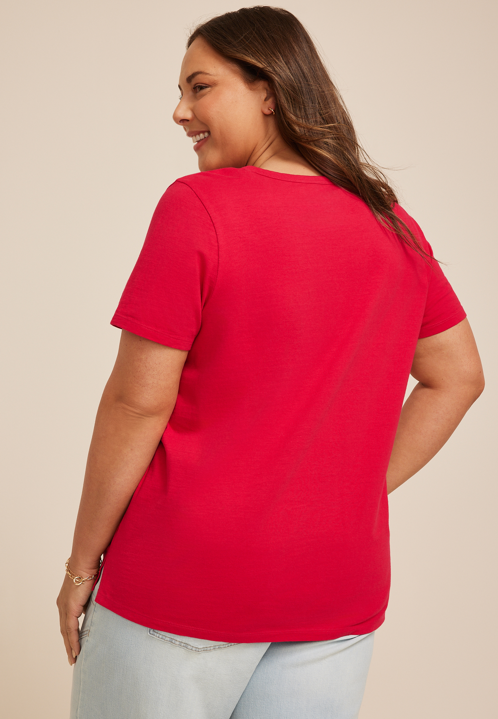 Plus Size 24/7 Dawson V Neck Tee - thumbnail 8