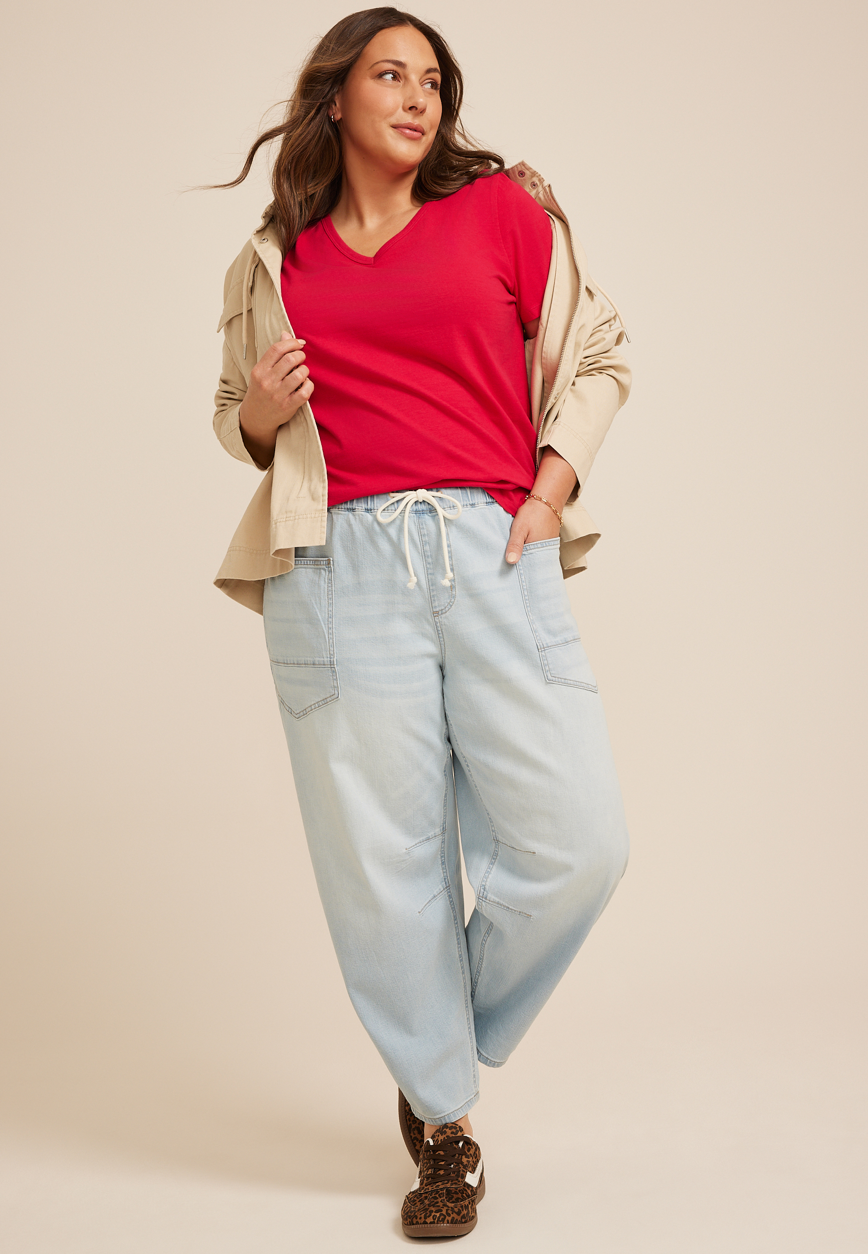 Plus Size 24/7 Dawson V Neck Tee - thumbnail 9
