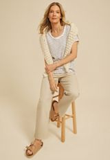 24/7 Striped Taylor Tee, C9867, small