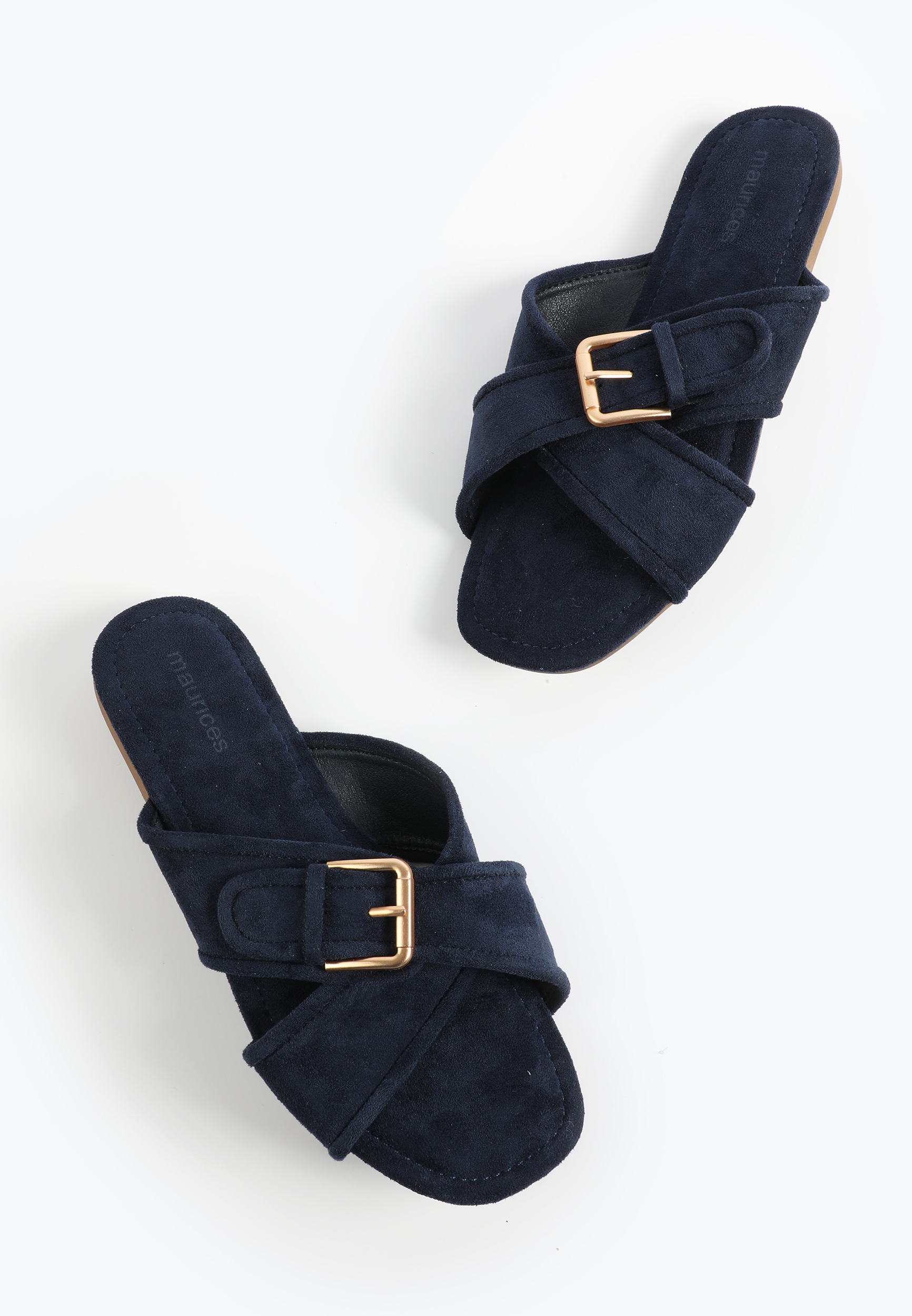 SuperCush Faux Suede Crisscross Sandal, C1605, large