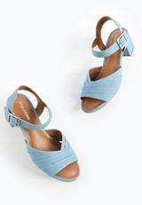 SuperCush Denim Twisted Block Heel, C1149, small
