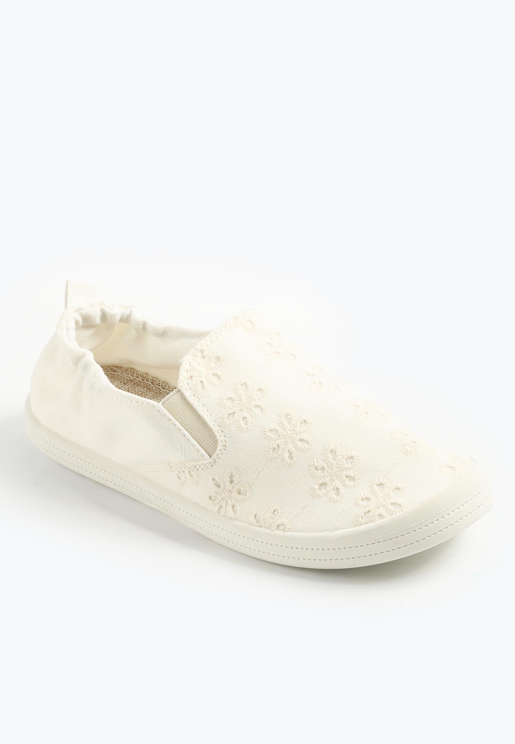 SuperCush Floral Eyelet Sneaker