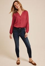 m jeans by maurices&trade; Cool Comfort High Rise Patch Pocket Jegging, C258, small