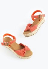 SuperCush Canvas Twist Band Wedge Sandal, C250, small