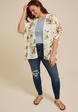 Fruit Print Kimono, C2969, small