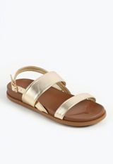 SuperCush Metallic Cushion Footbed Sandal, CHAMPAGNE, small