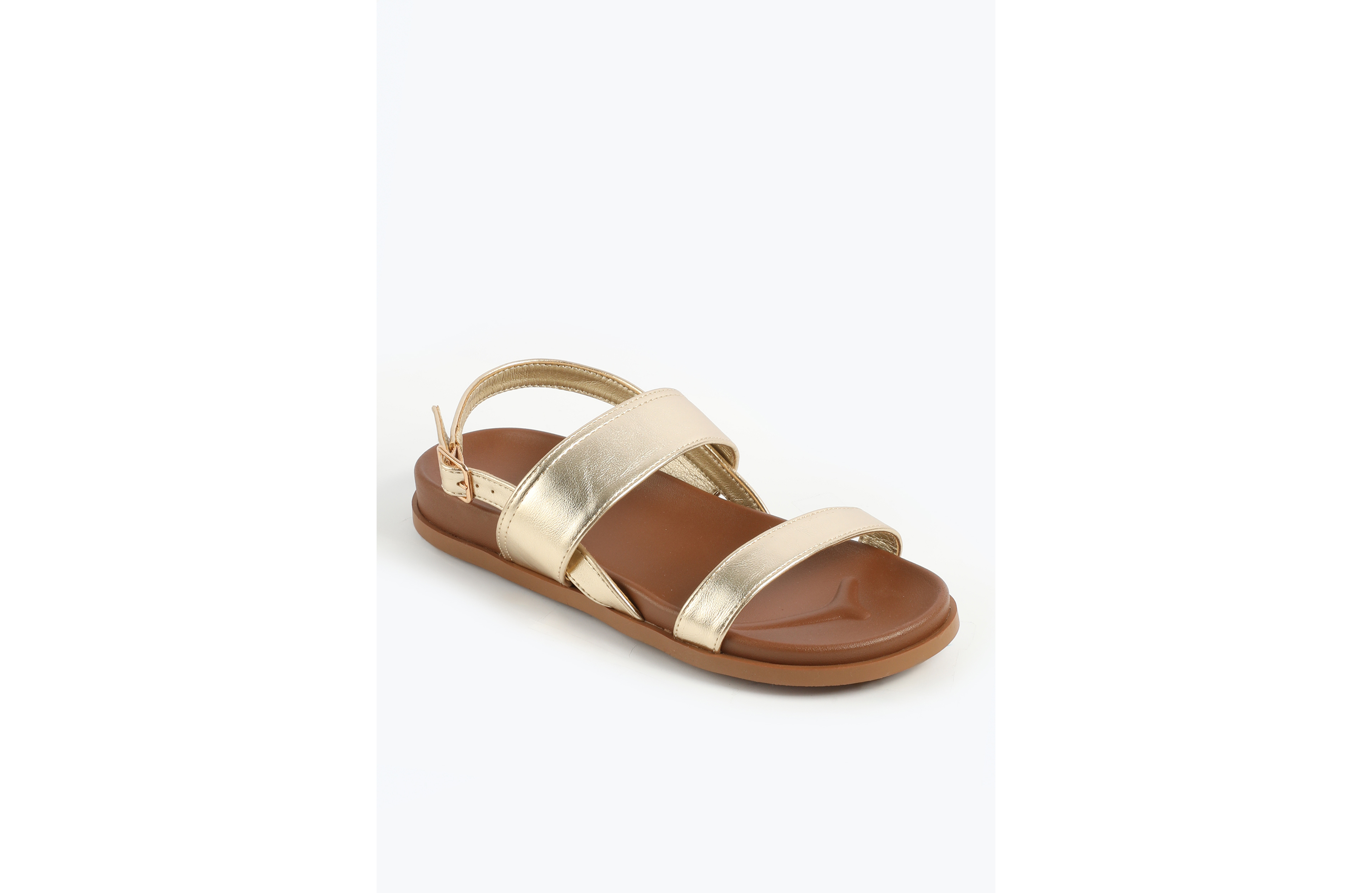 SuperCush Metallic Cushion Footbed Sandal