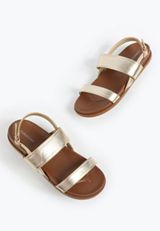 SuperCush Metallic Cushion Footbed Sandal, CHAMPAGNE, small