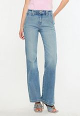 KanCan&trade; High Rise Slant Pocket Flare Jean, MEDIUM SANDBLAST, small