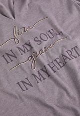 Fire In My Soul Classic Fit Graphic Tee, C4424, small