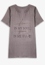 Fire In My Soul Classic Fit Graphic Tee, C4424, small