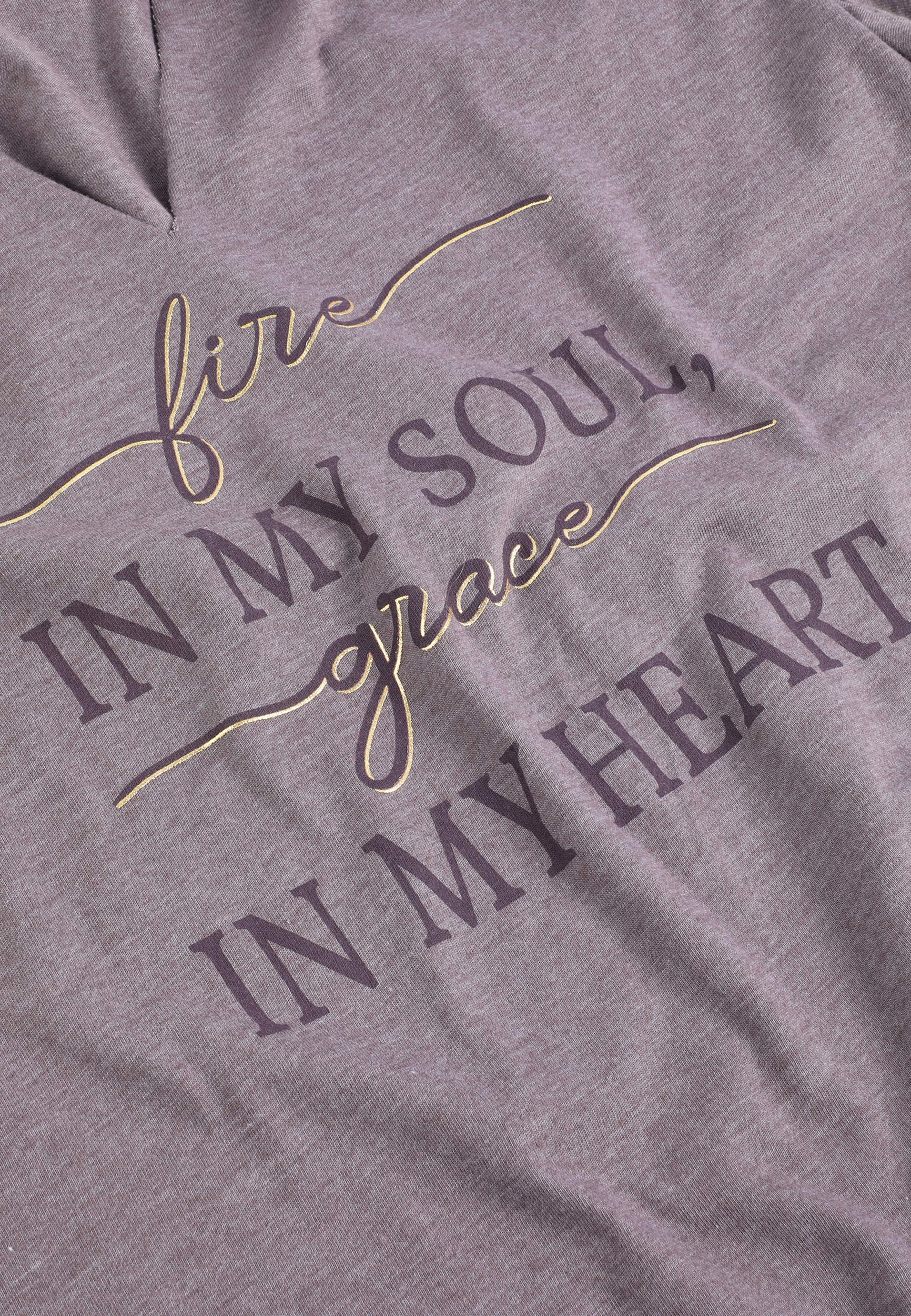 Plus Size Fire In My Soul Classic Fit Graphic Tee, C4424, large